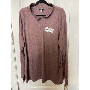 MV Sport Quarter Zip Polyester Top CNN Merlot XXL